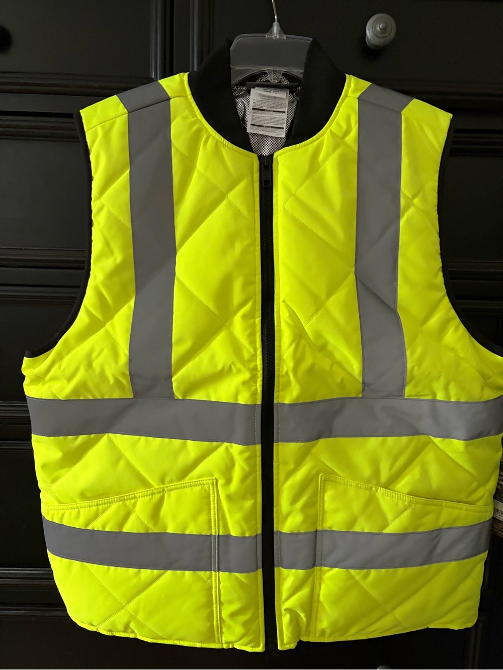 Men's Hi Vis Heat Reflective Vest - Neon Yellow